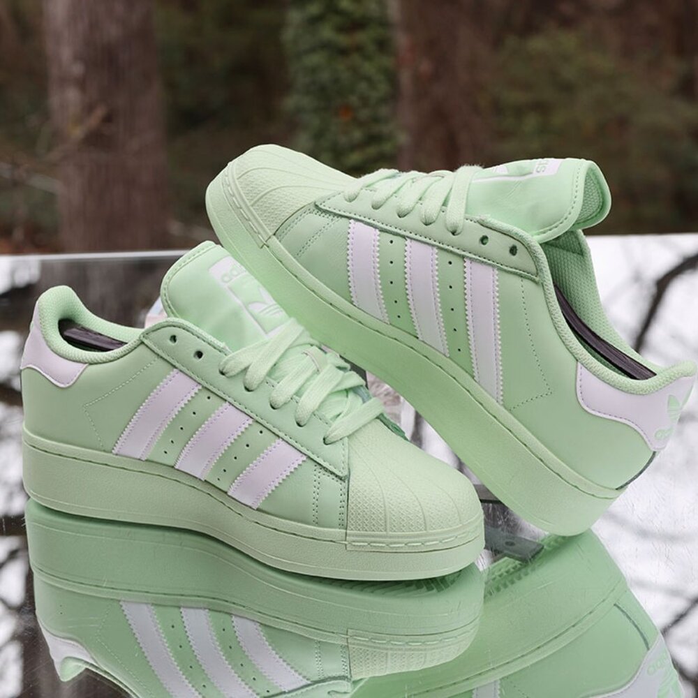 Adidas Superstar XLG Semi Green Spark - Picture 8 of 13